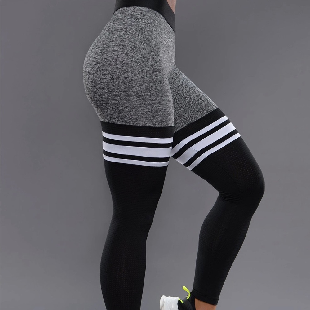 Bombshell thigh high “heather”
